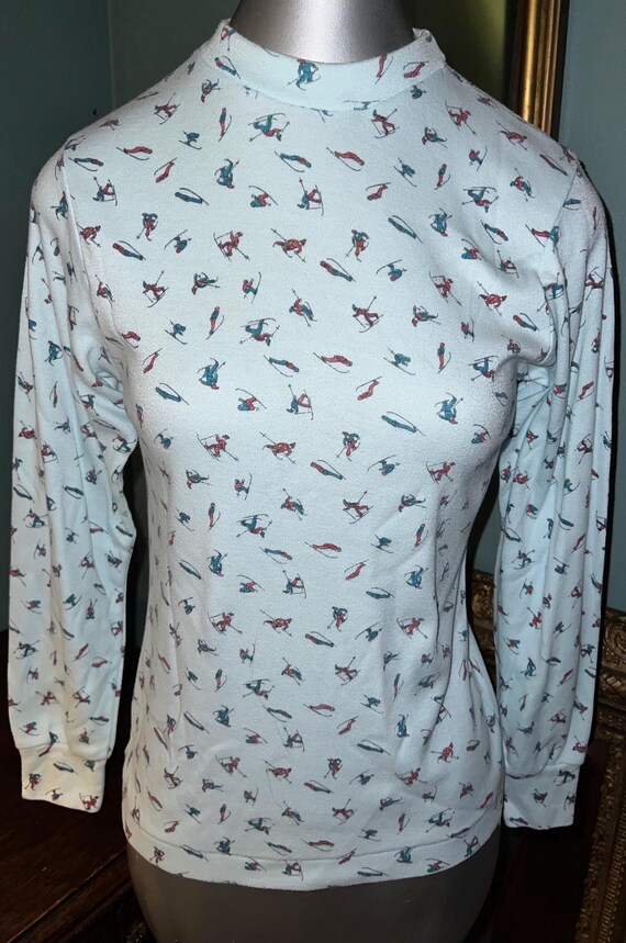 Vintage 1960’s Ski Shirt, Size Small.