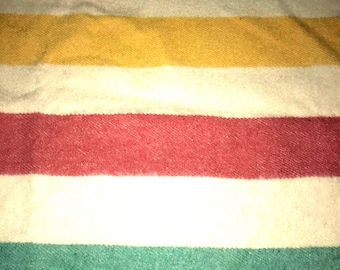 Vintage 1950’s  Witney Point Wool Blanket, Original, Beautiful Four Point Blanket