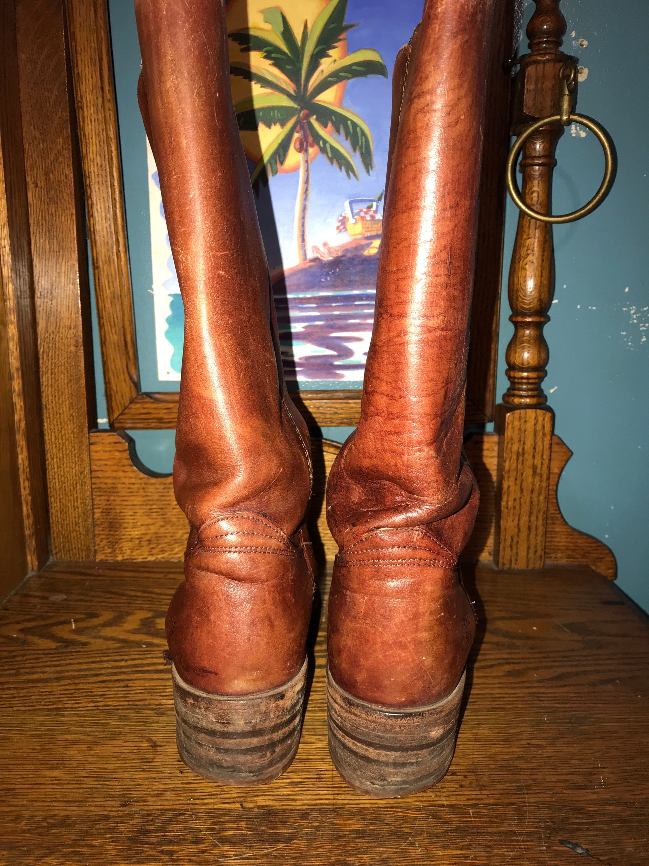 frye boots vintage