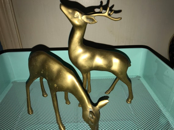 brass deer
