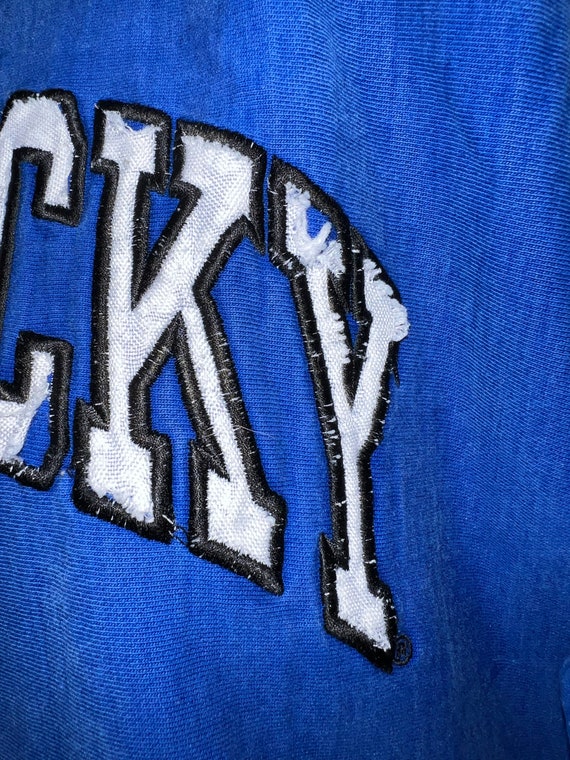 Vintage 90's Y2K Kentucky Sweatshirt. Blue Steve … - image 5