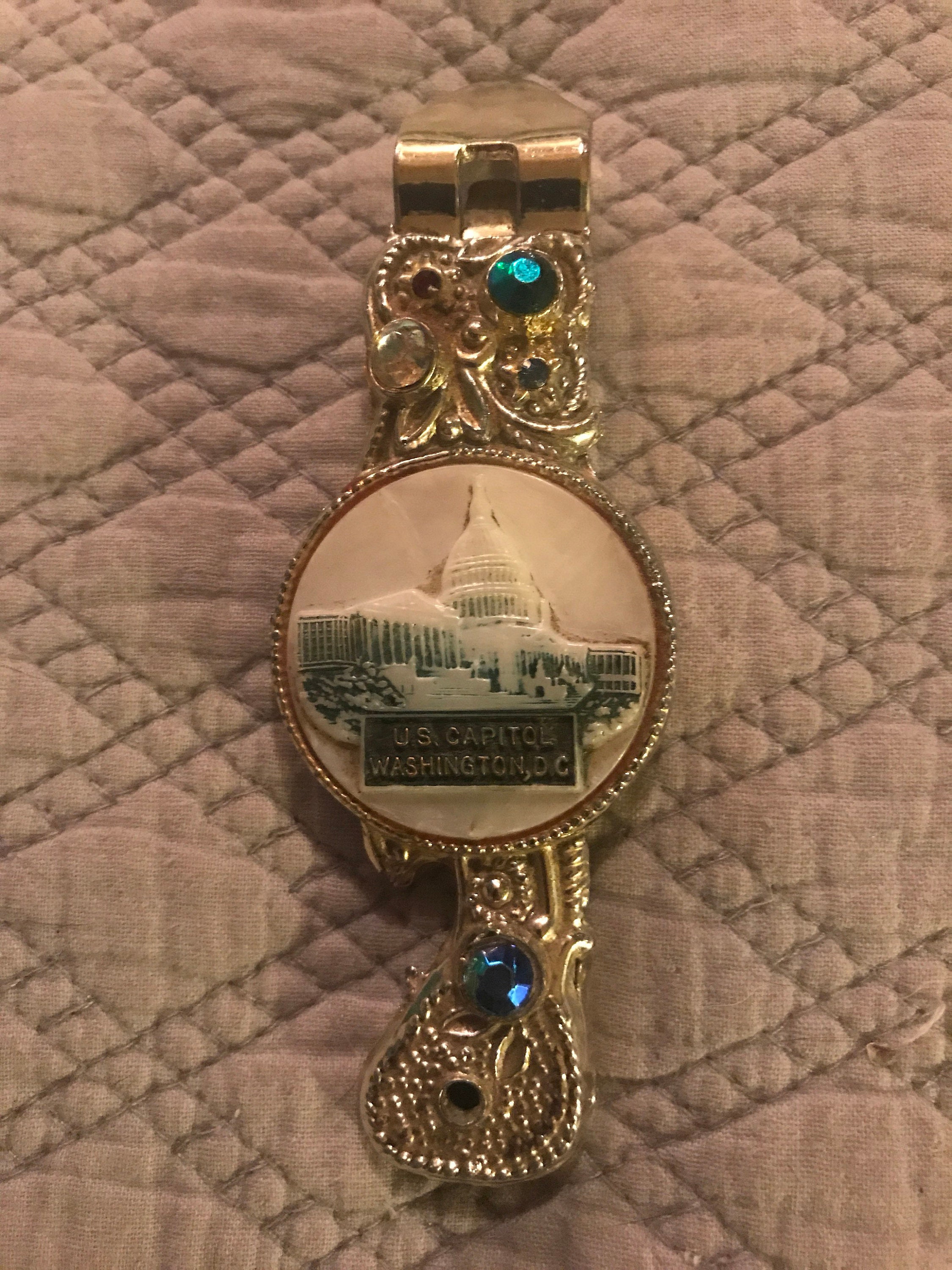 Vintage Washington DC Bottle Opener. Beautiful Washington DC Souvenir