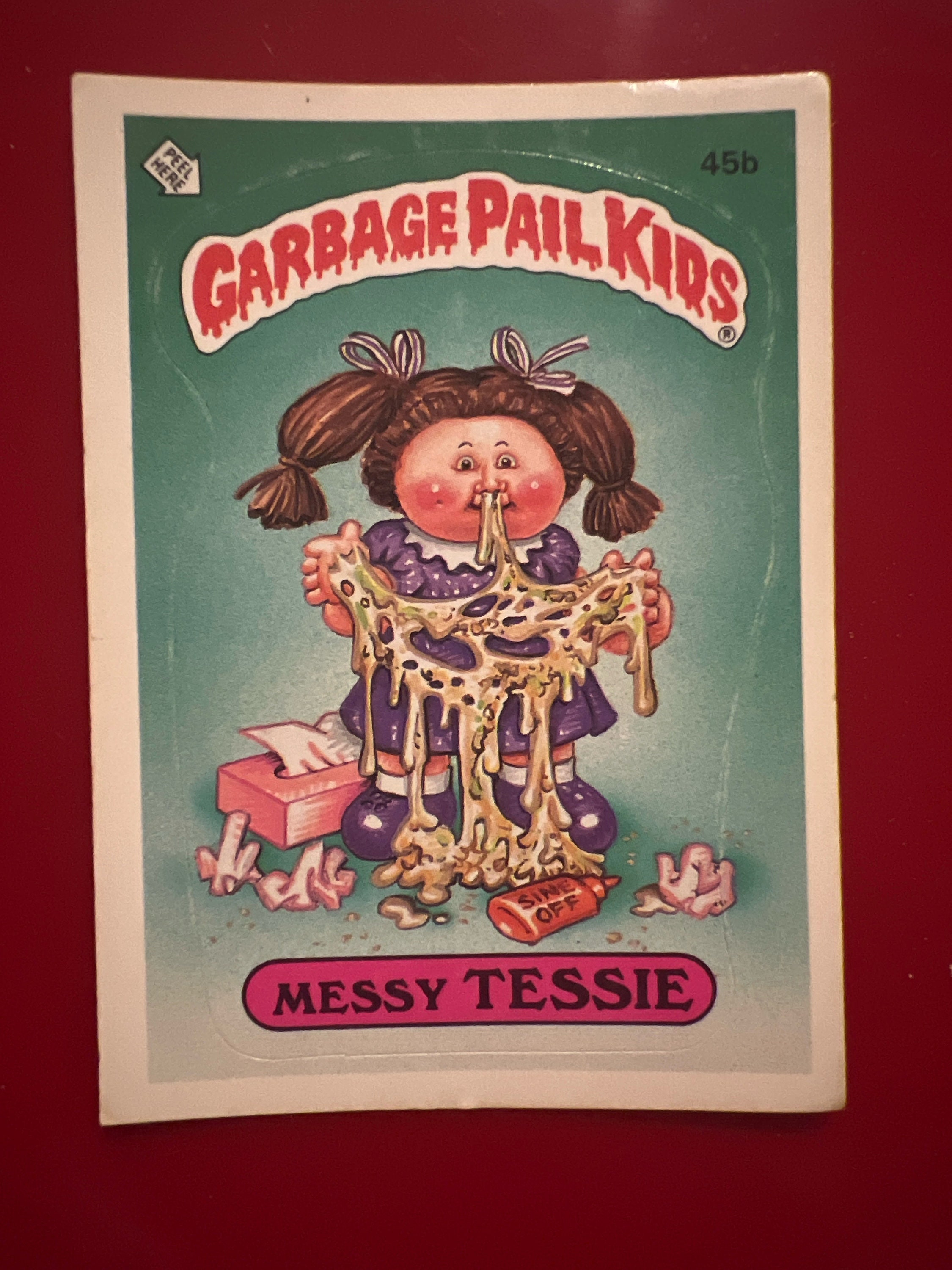 1985 Garbage Pail Kids Card 45b, 2nd Series - Etsy