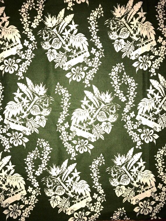 Vintage 1990’s Tommy Hilfiger Green Hawaii Pillowcase Set