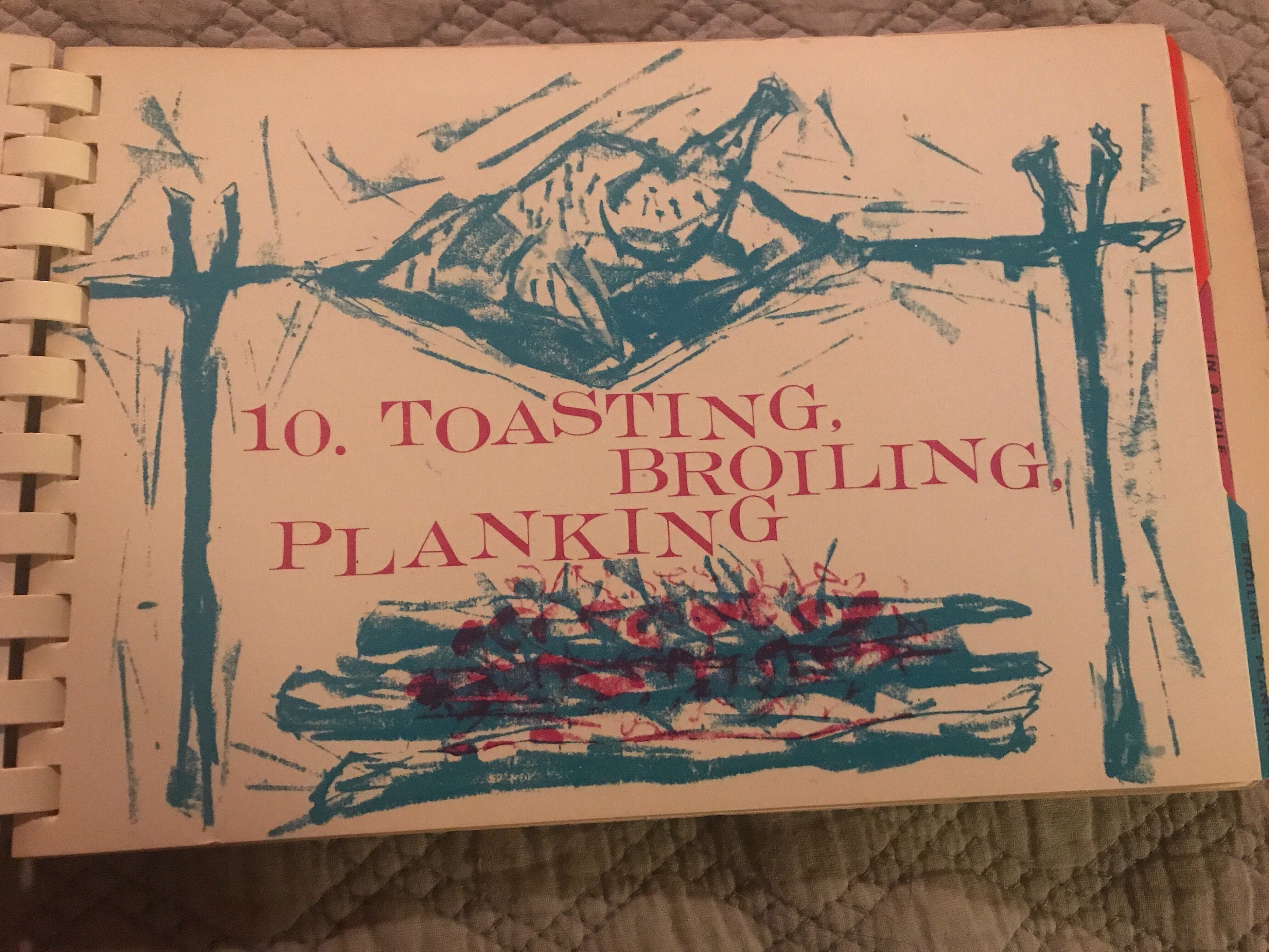 Vintage Cookbook. Girl Scouts Cookbook. Out Od Doors Cookbook. Girl