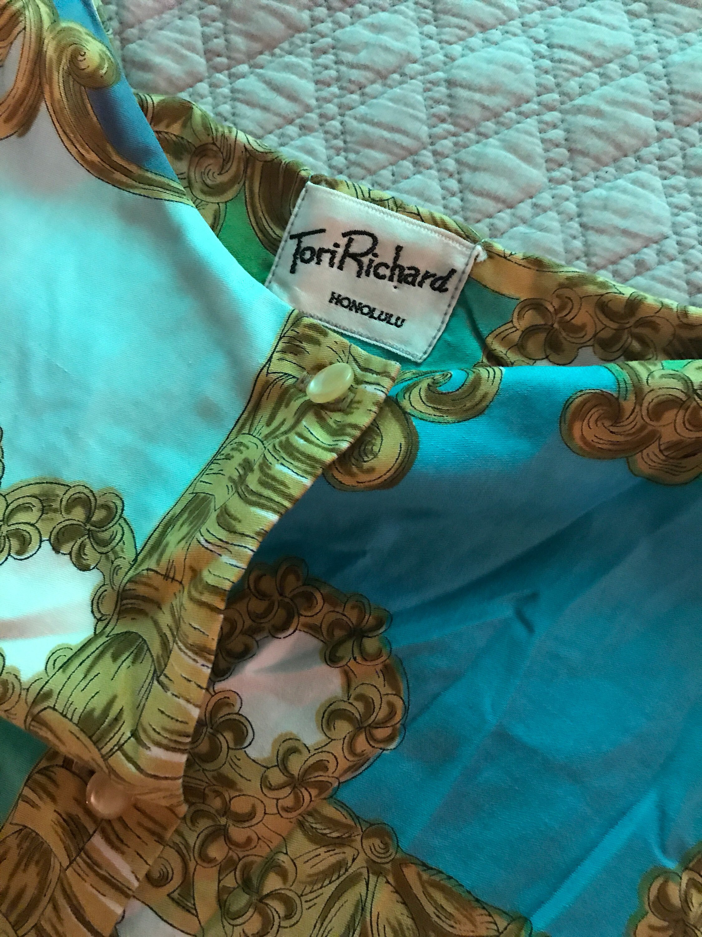 Vintage Tori Richard Dress. Tori Richard Honolulu Dress. Vintage Dress