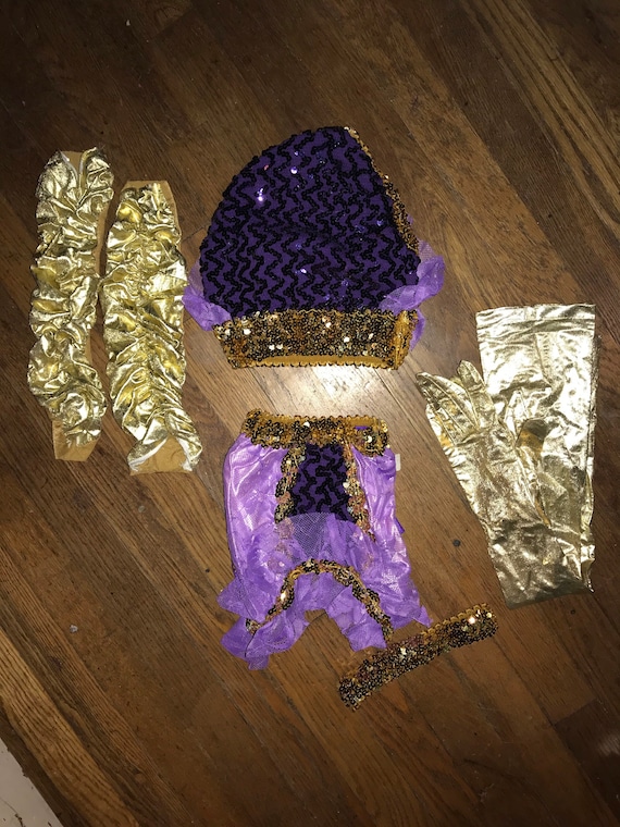 Vintage 1960’s Sequin Purple and Gold Tap Costume.