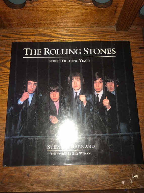 Vintage The Rolling Stones, Street Fighting Years by Stephen Barnard. The Rolling Stones Coffee Table Book. Great Condition
