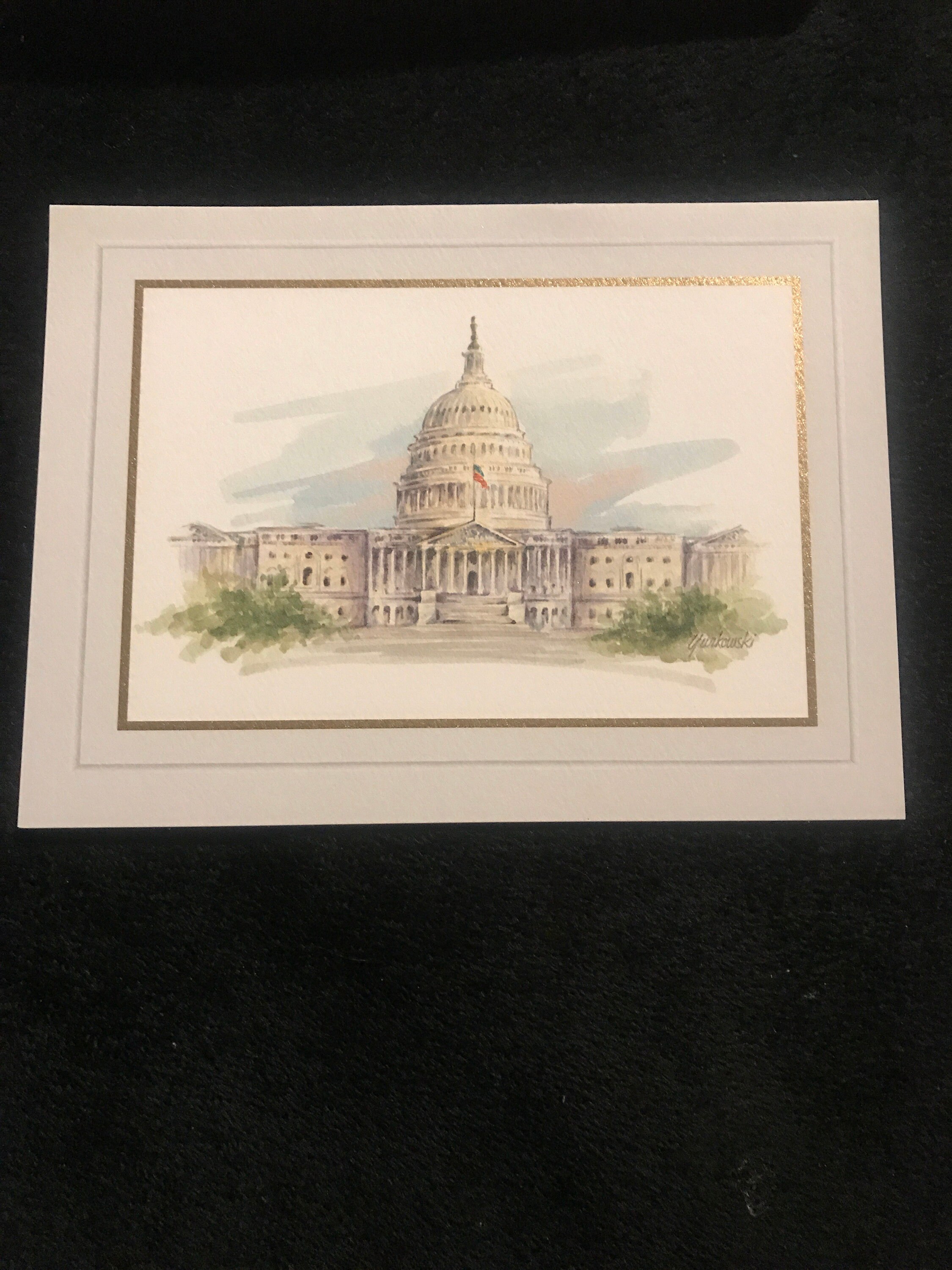Vintage Washington DC Note Cards. Washington DC Cards. Vintage Note