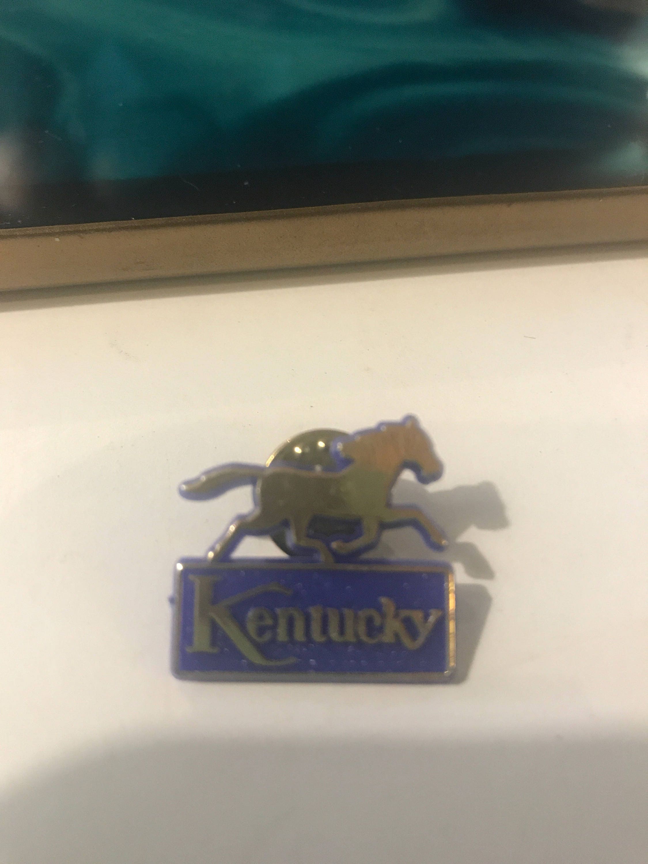 Vintage Kentucky Lapel Pins. Kentucky Pins. UK Lapel Pins. Kentucky