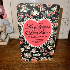 Love Poems and Love Letters For All Year Long, Shabby Chic Decor