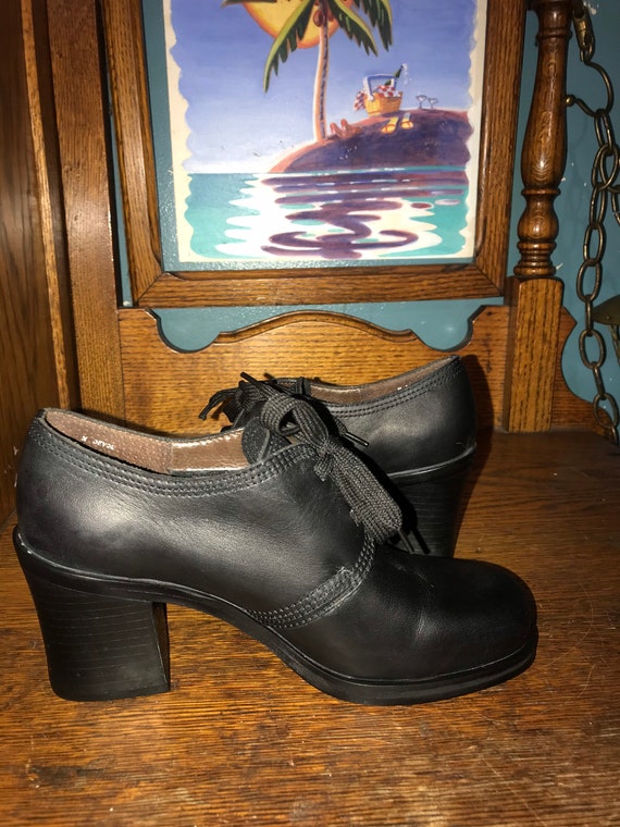 Vintage Black Nine West Shoes. 90’s Womens Nine We