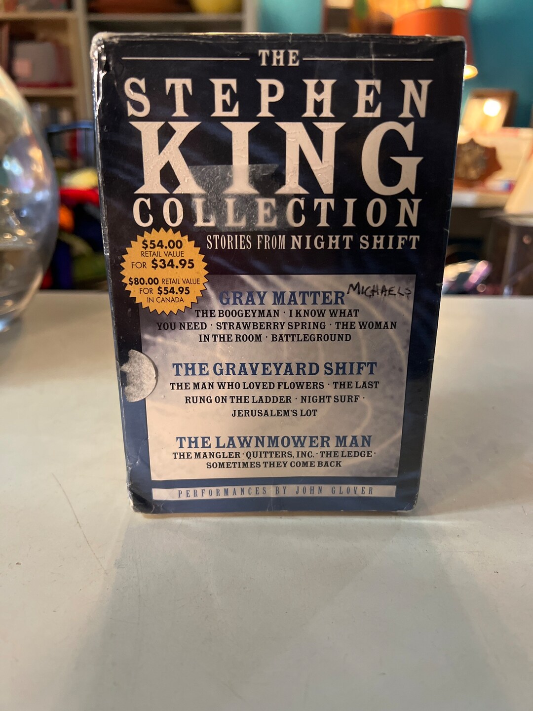 Vintage Stephen King, Book on Tape Collection. Three Stephen King Books . Cassette Tape Audio