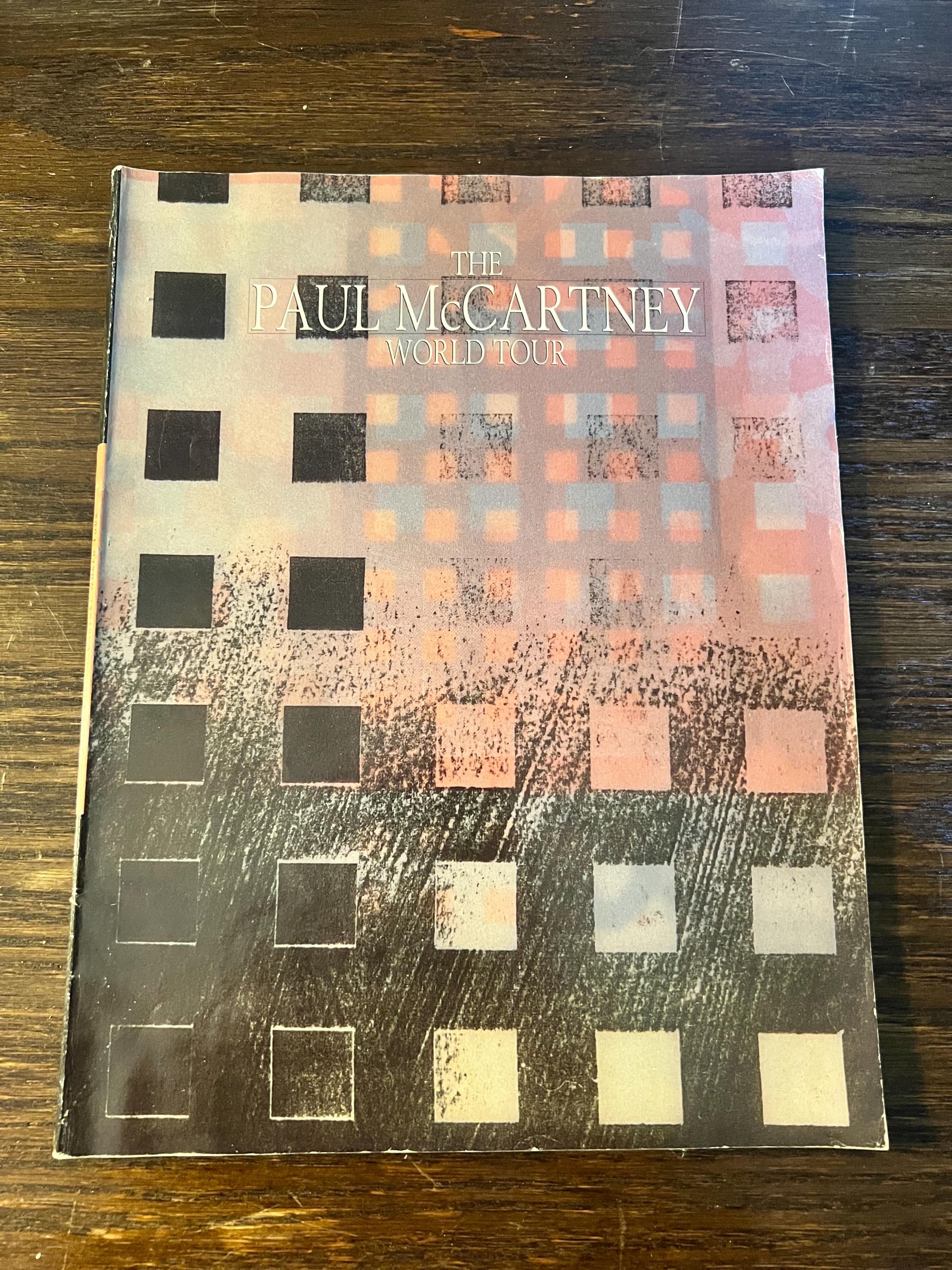 Vintage the Paul Mccartney World Tour Program Book - Etsy
