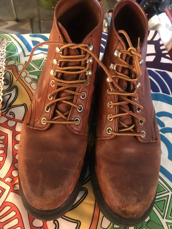 Vintage Red Wing Boots. Vintage Red Wing Ankle Boo