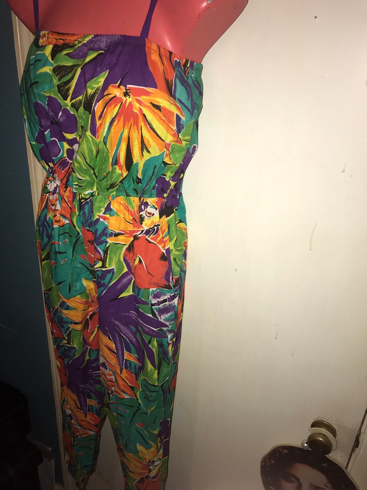hawaiian print jumper