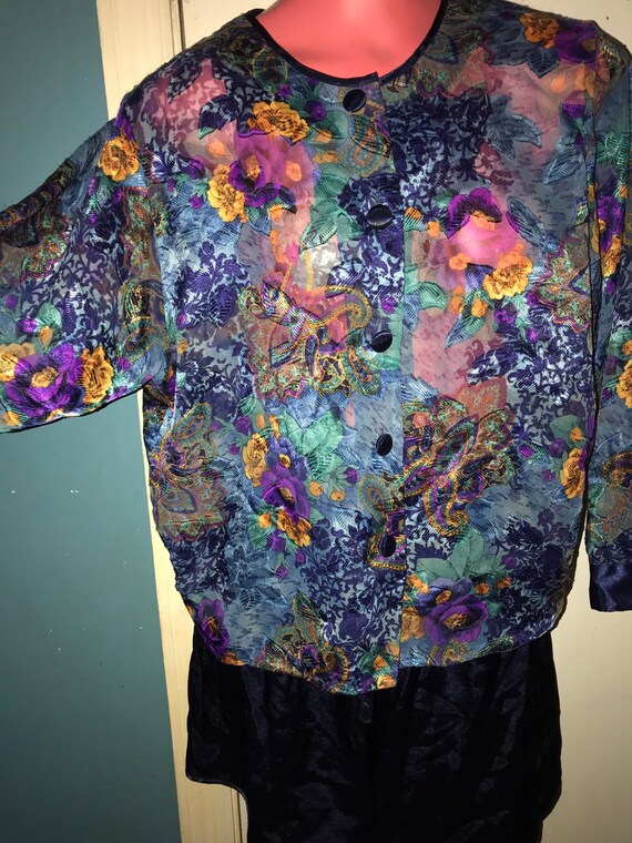 Vintage Victorias Secret Pajamas. 1990's Gold Lab… - image 6