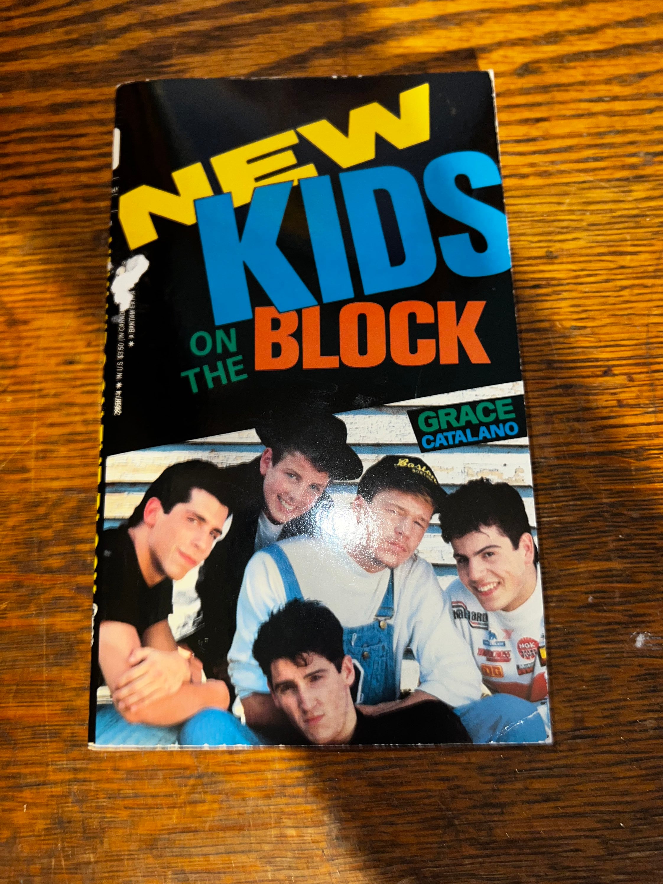 New Kids on the Block Vintage OOP Poster Book Sealed NEW 