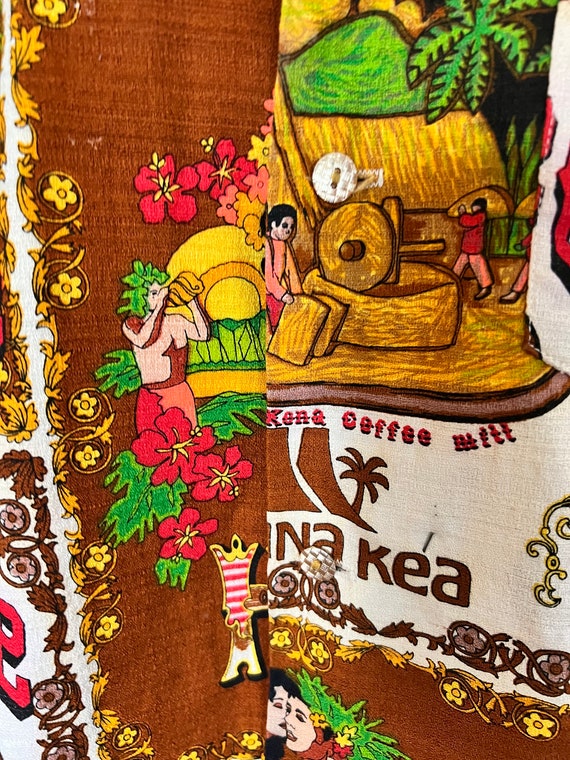 Vintage 1960’s Kona Coffee Hawaiian Shirt. Men's … - image 2