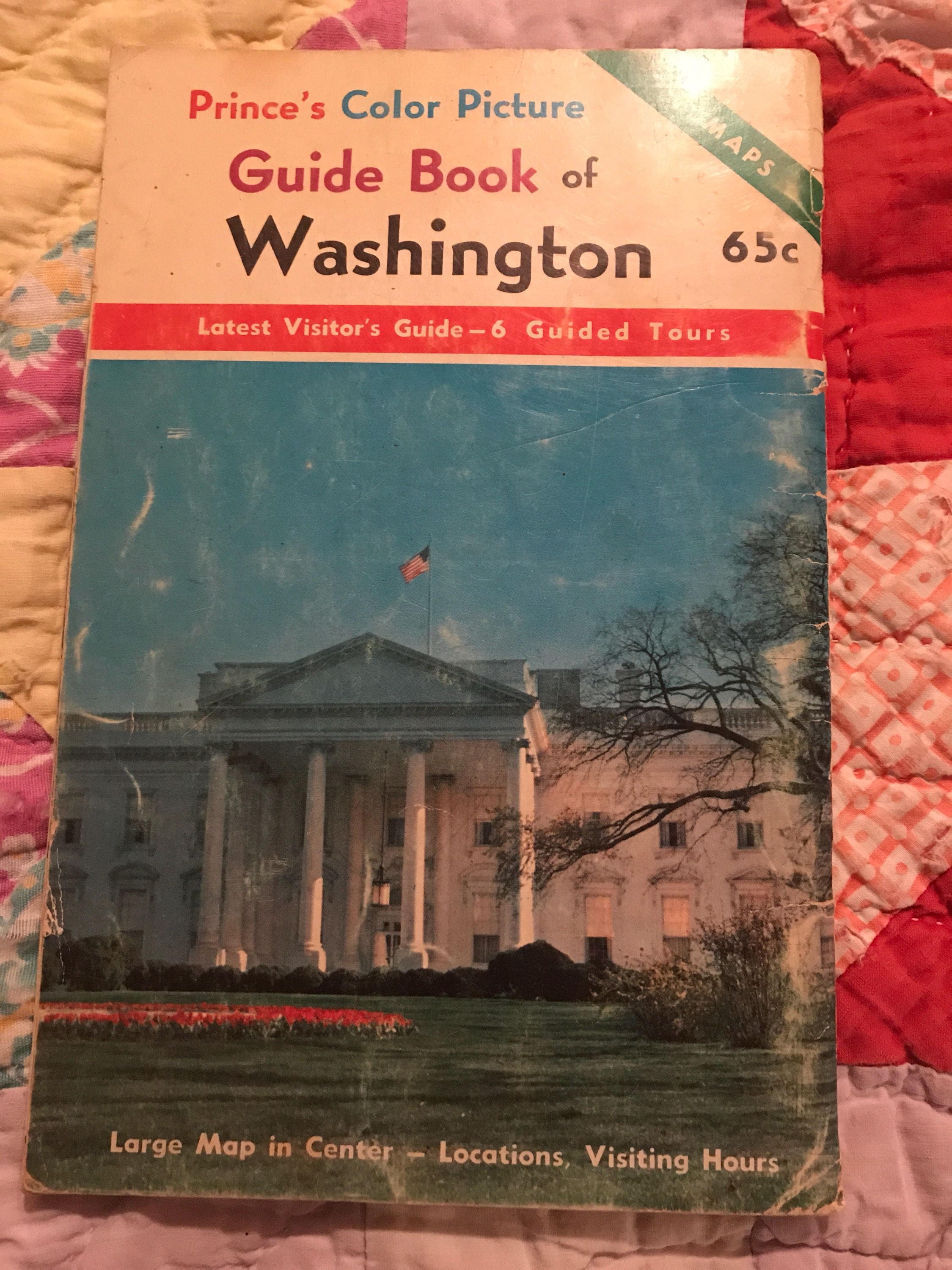 Vintage Washington DC Souvenir. Washington DC Guidebook. Vintage Guide
