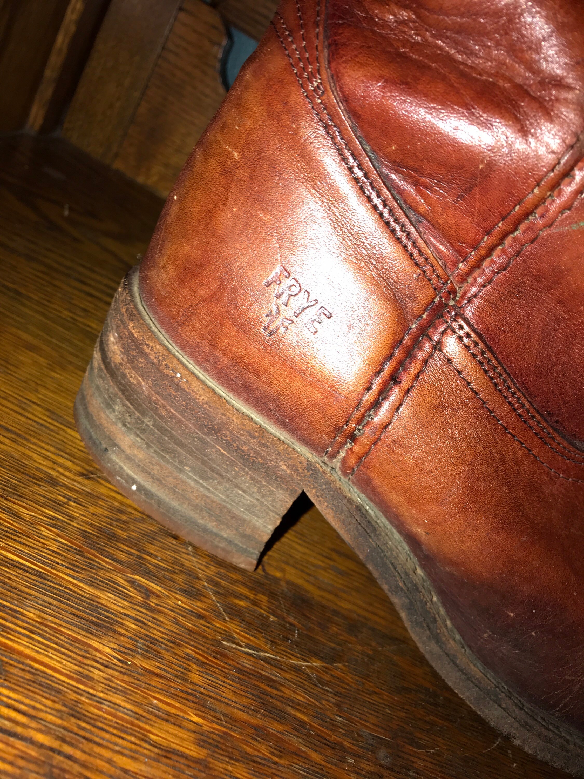 frye boots vintage