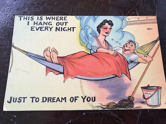 Vintage Navy Postcard
