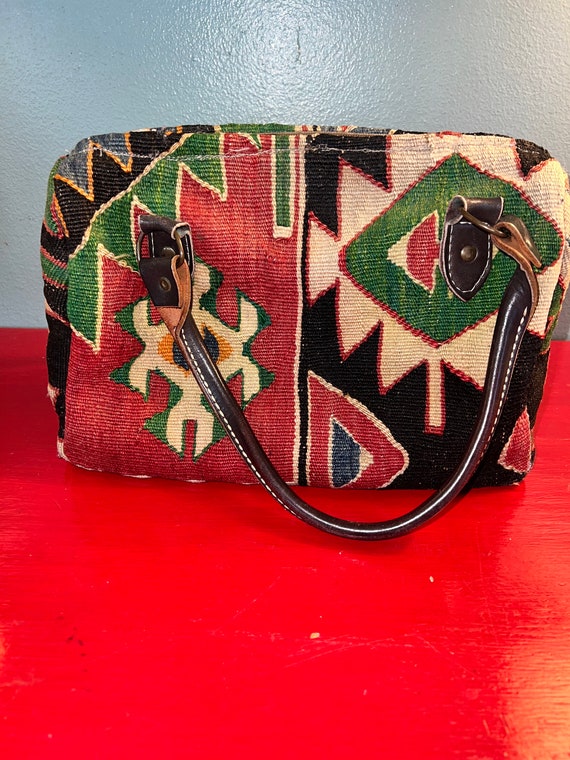 Vintage Kilim Purse. Wool Handmade Kilim Purse. “… - image 3