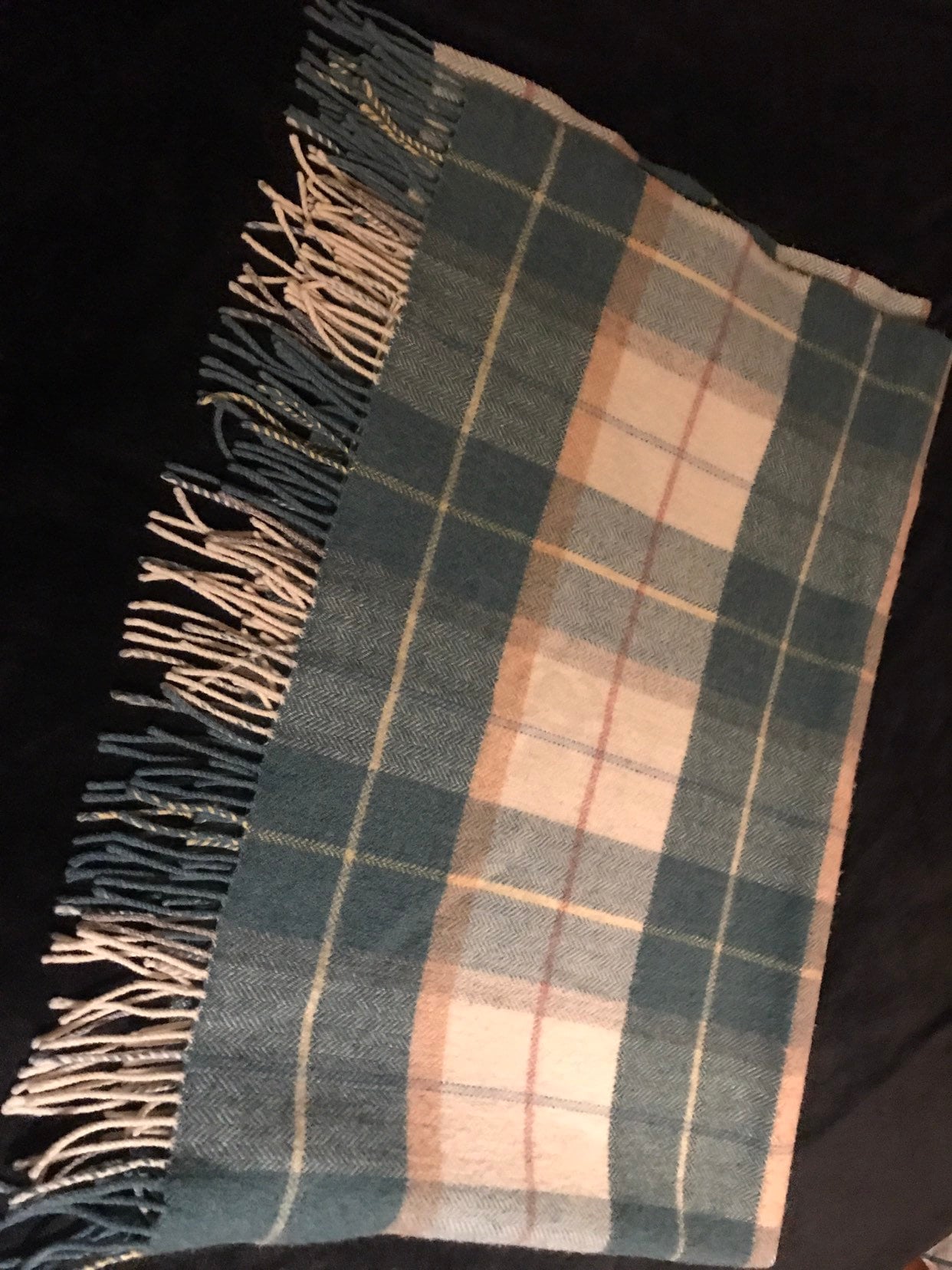 Vintage Avoca Wool Throw. Avoca Handweavers Wool Lap Blanket. Wool