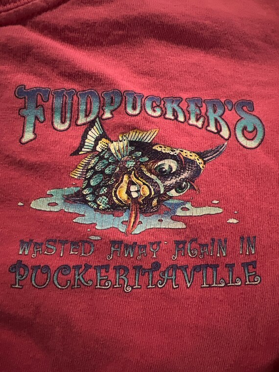 T-shirt Graphique Bleu FUDPUCKER - Taille M - Puckadelic Expierience - Occasion
