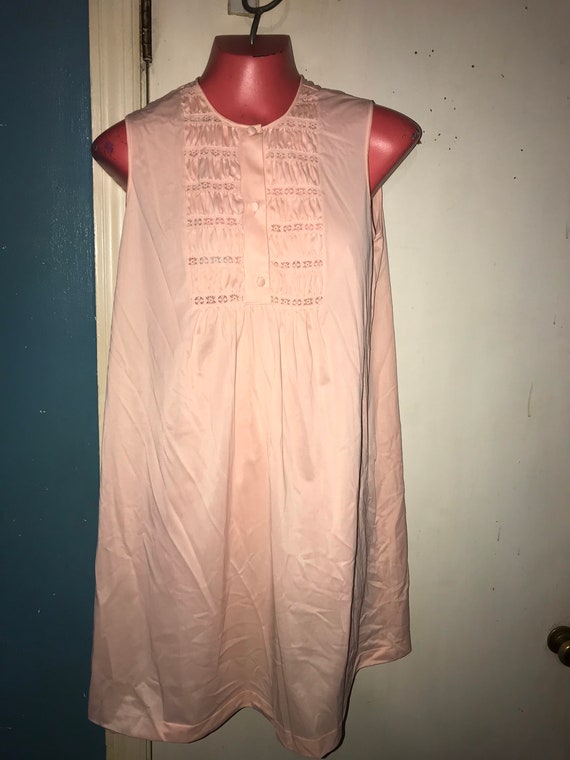 Vintage Gossard Artemis Peach Nightgown and Robe S