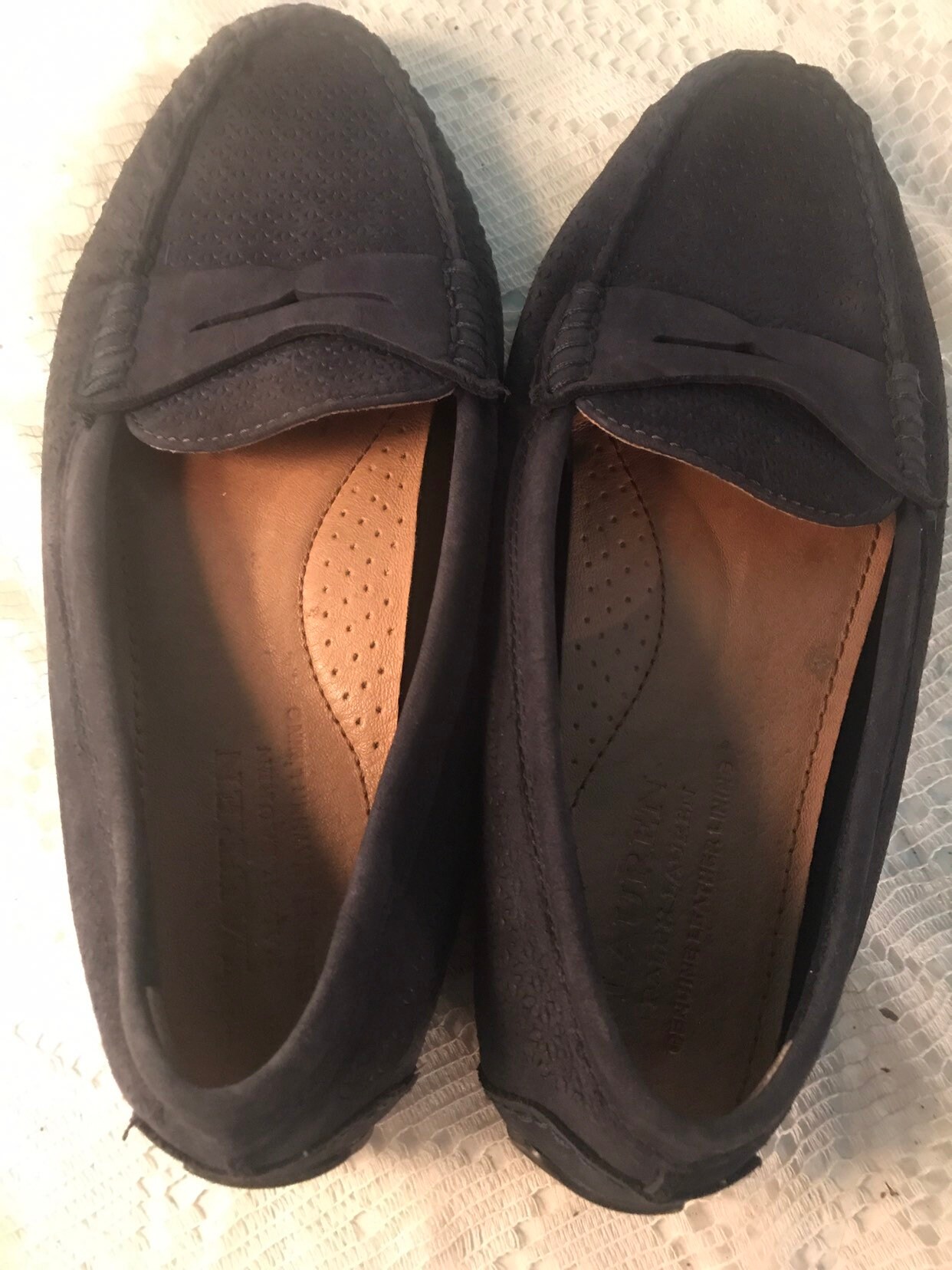 Vintage Ralph Lauren Blue Loafers 