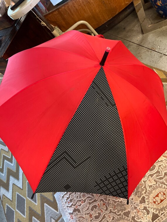 Vintage MOMA Red and Black Umbrella. MOMA, Metrop… - image 5