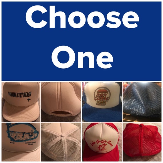 Vintage Trucker Hats. Florida Trucker Hats. 80’s T