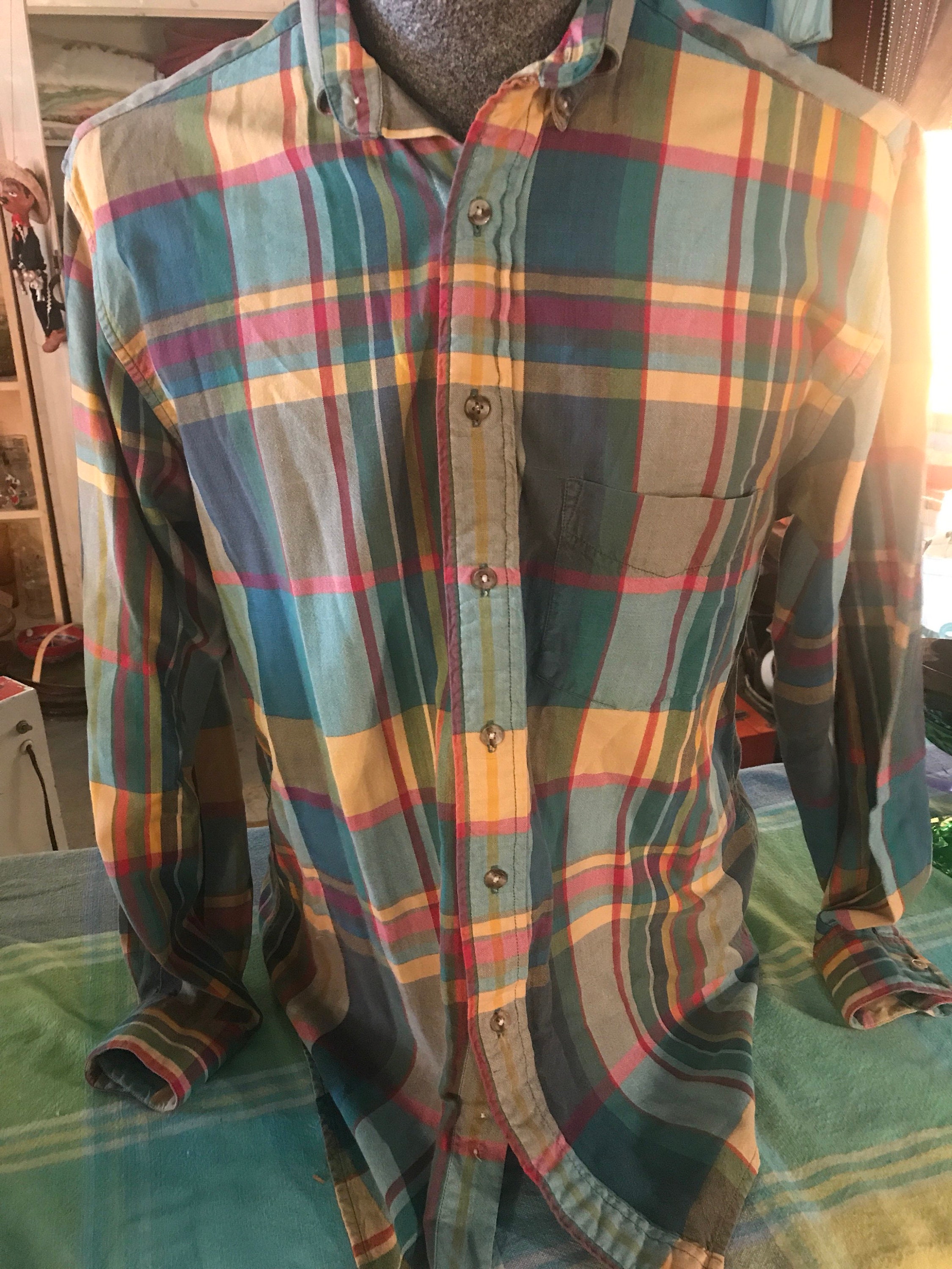 Vintage J. Peterman Shirt. Mens J 