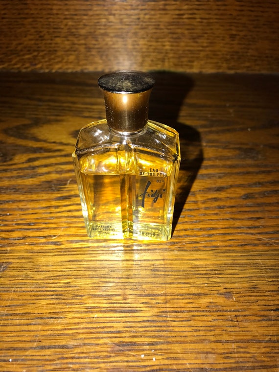 Vintage Fidgi Perfume. Guy Laroche Fidgi Splash Bottle. 1960’s Vintage Fidgi One Ounce Perfume. 85% Full