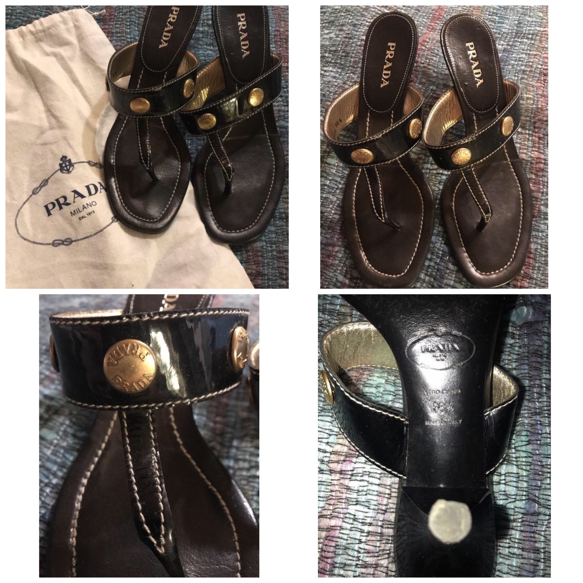 prada high heels black