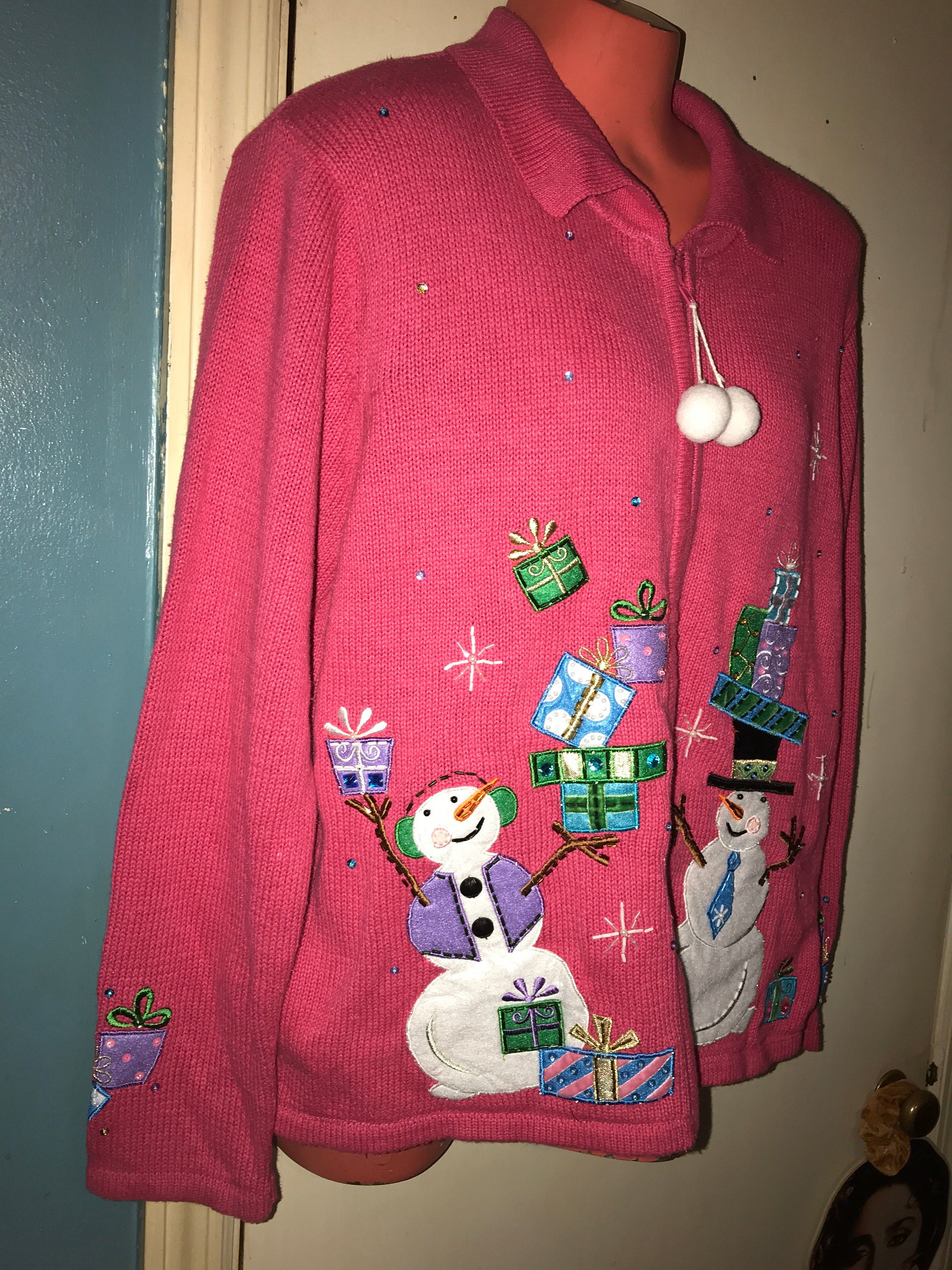 Blinking christmas best sale sweater