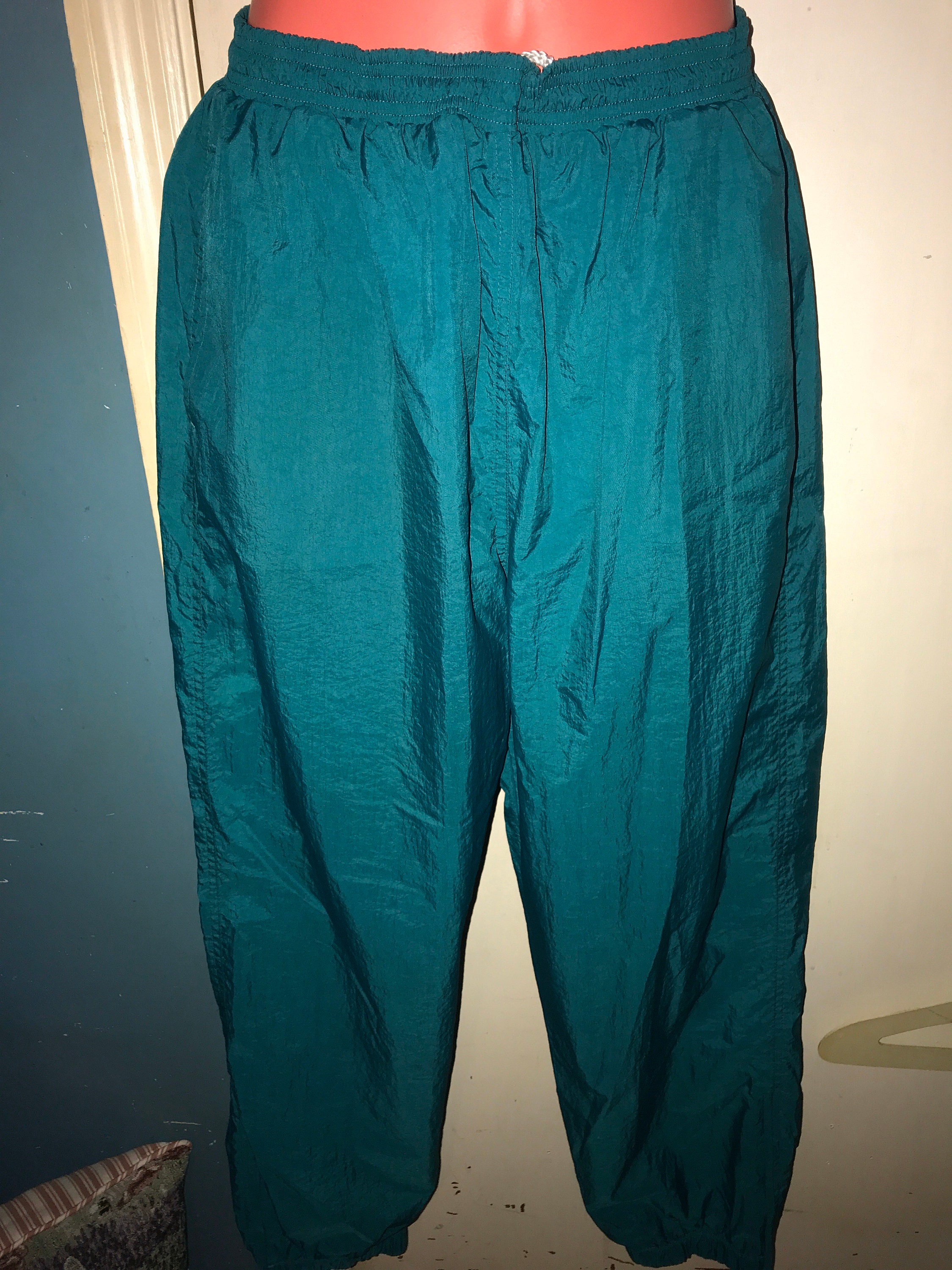 Vintage Windbreaker Pants. Green Windbreaker Pants. Windbreaker Pants ...