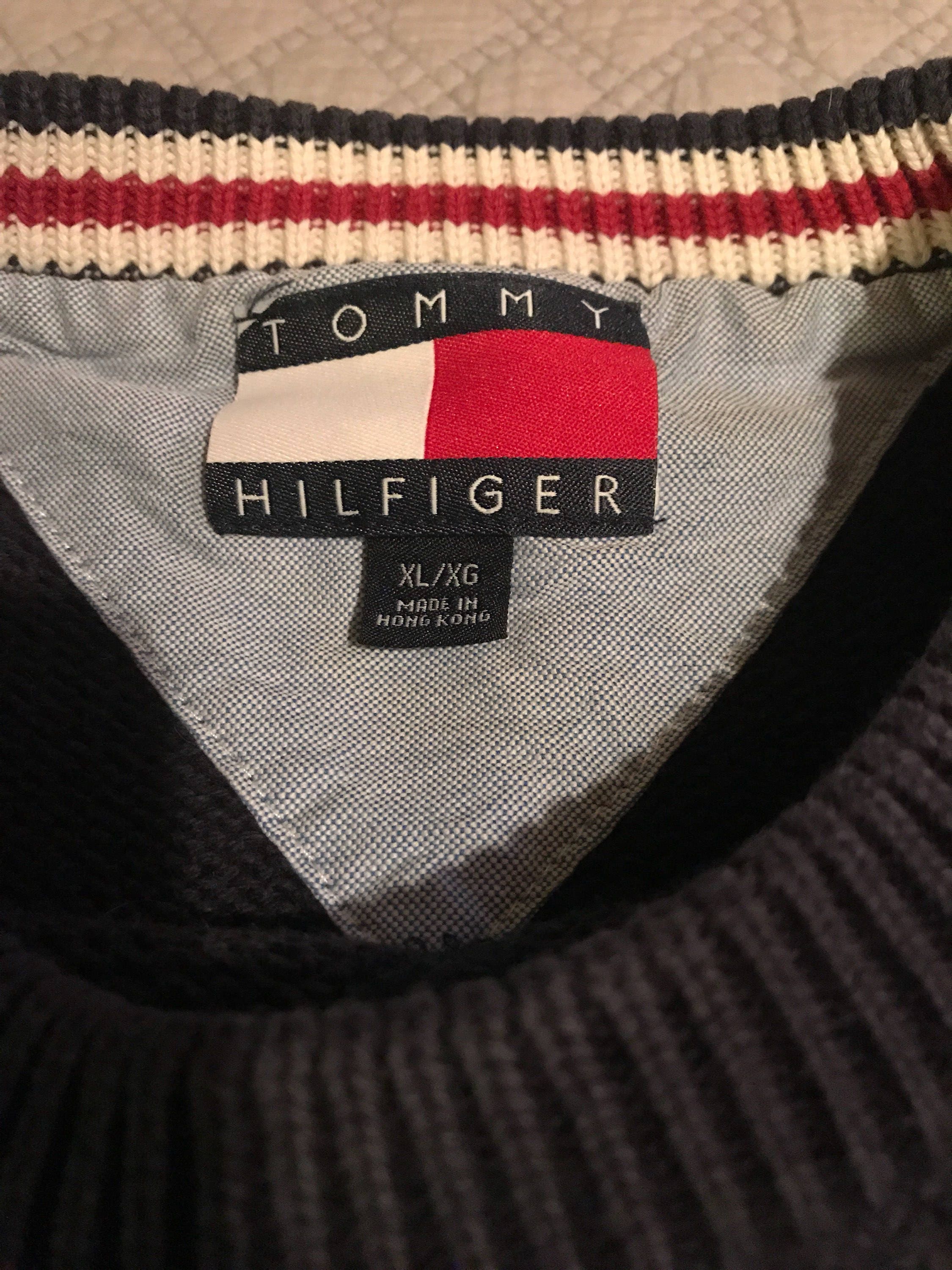 Vintage Tommy Hilfiger Sweater. Mens Tommy Hilfiger Vintage Sweater ...