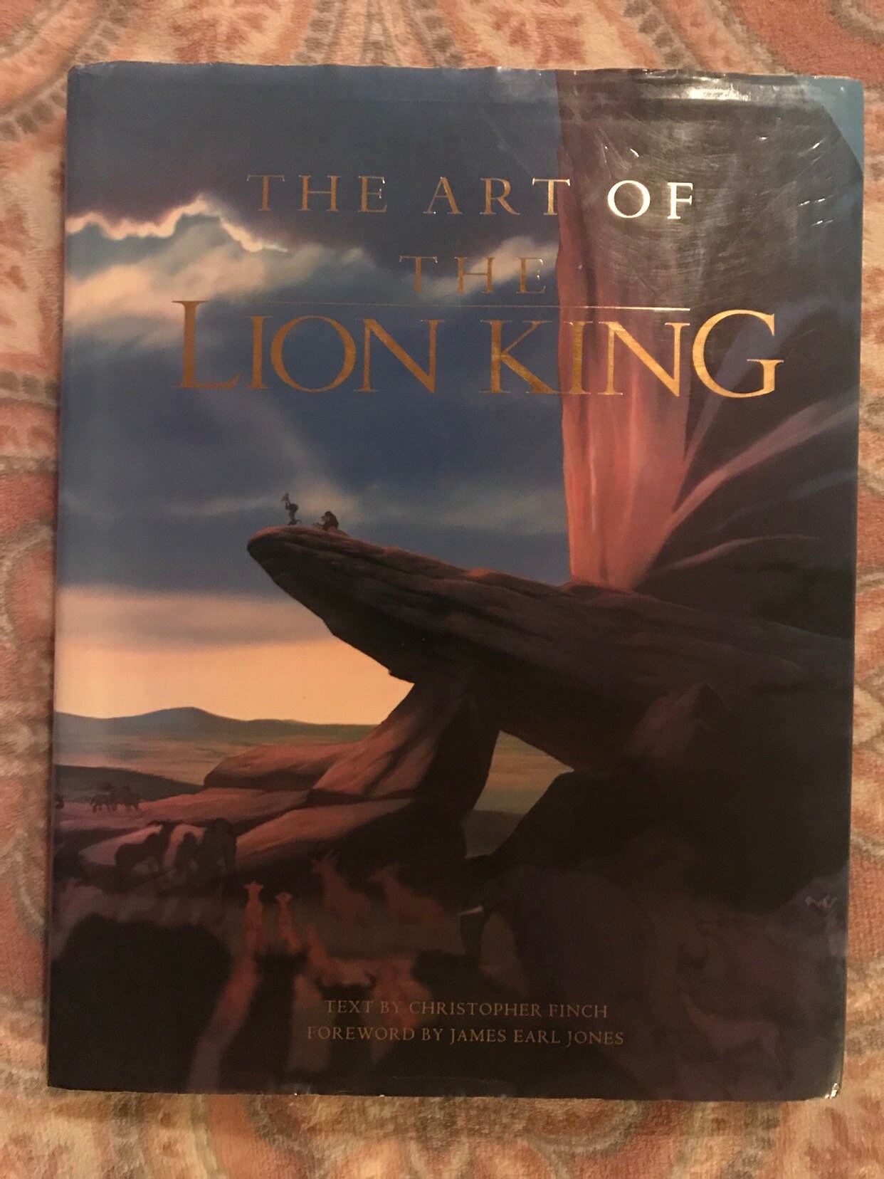 Vintage 1994 The Art of The Lion King Book. Lion King Coffee Table Book