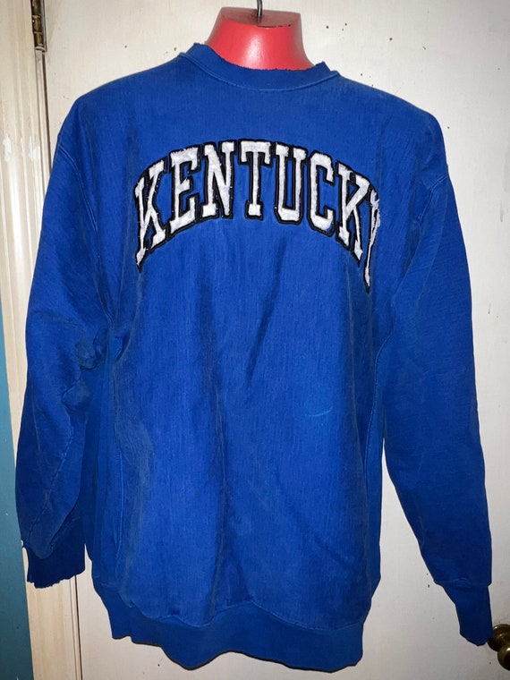 Vintage 90's Y2K Kentucky Sweatshirt. Blue Steve and Barry’s Kentucky Sweatshirt. Sweatshirt. True Vintage. Distressed Size XL