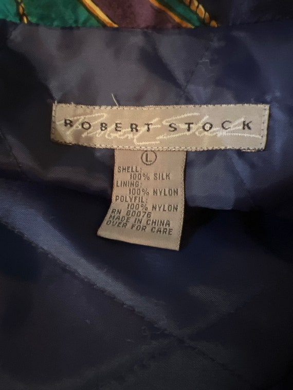 Beautiful Vintage Silk Jacket. Silk Jacket. 80's … - image 6