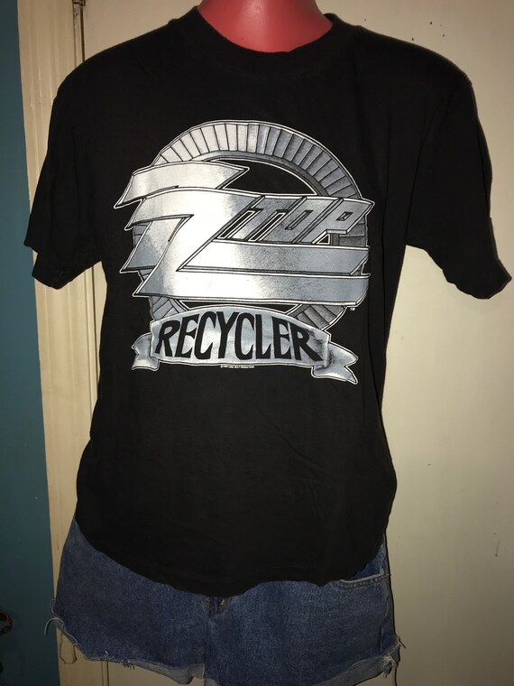 Vintage ZZ Top Concert Tshirt. ZZ Top 1991 Recycle
