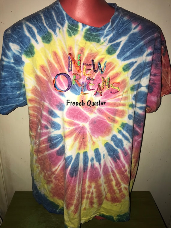 Vintage 90’s New Orleans Tie Dye T-shirt. Awesome 