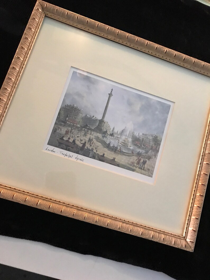 FAST DELIVERY MADE IN USA LONDON TRAFALGAR SQUARE Miniature Dollhouse Picture
