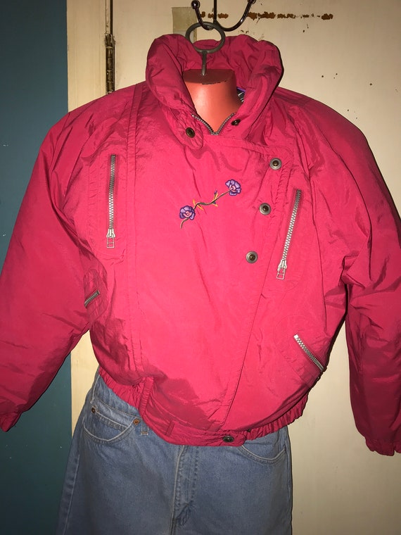 Vintage Ski Jacket. 1980's Skitique Ski Jacket. Wo