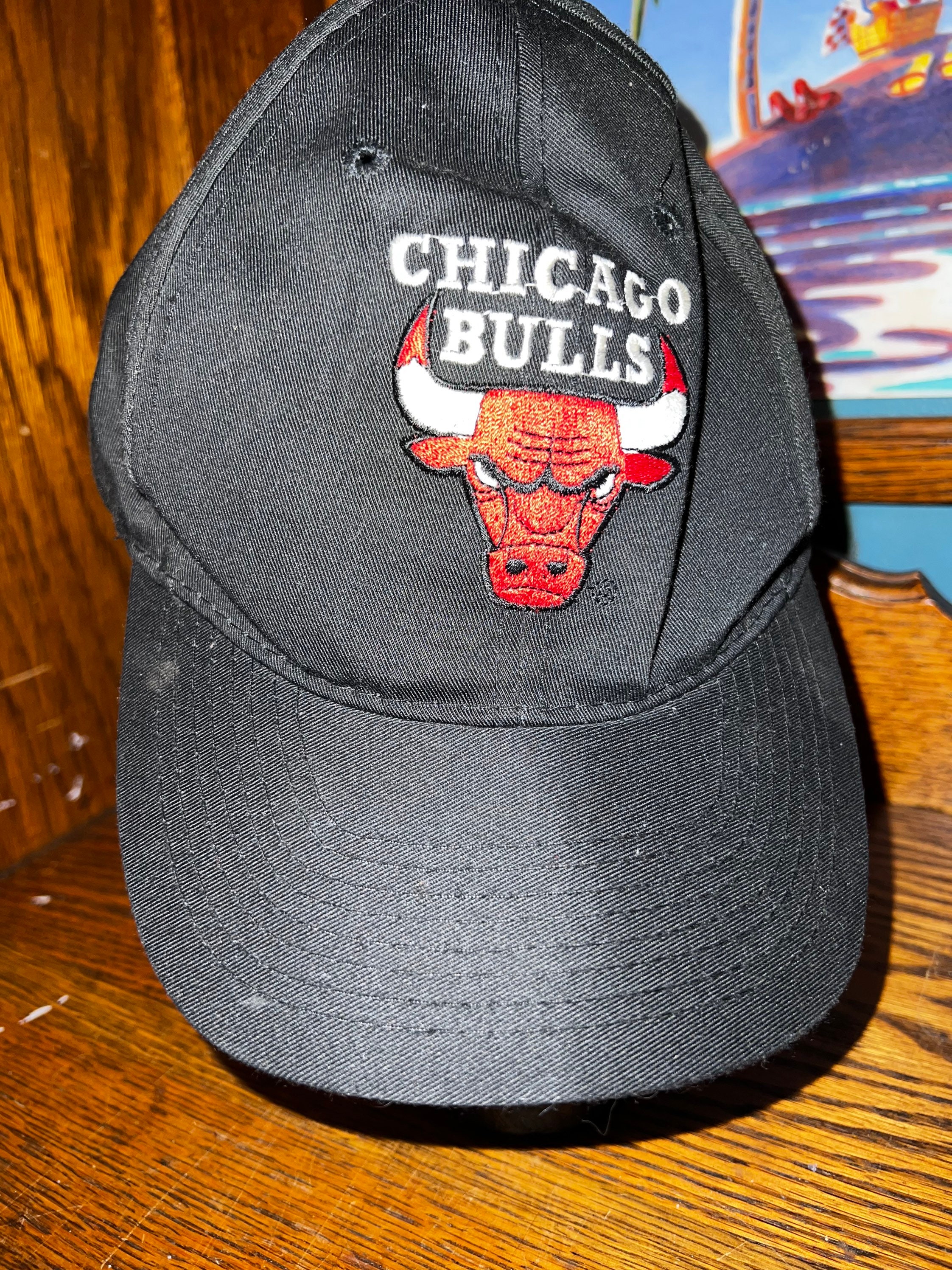 My vintage Bulls hat with the tags still on. My friends grandpa used to own  a sporting goods store and recently found a box full of brand new hats from  the 90's. 