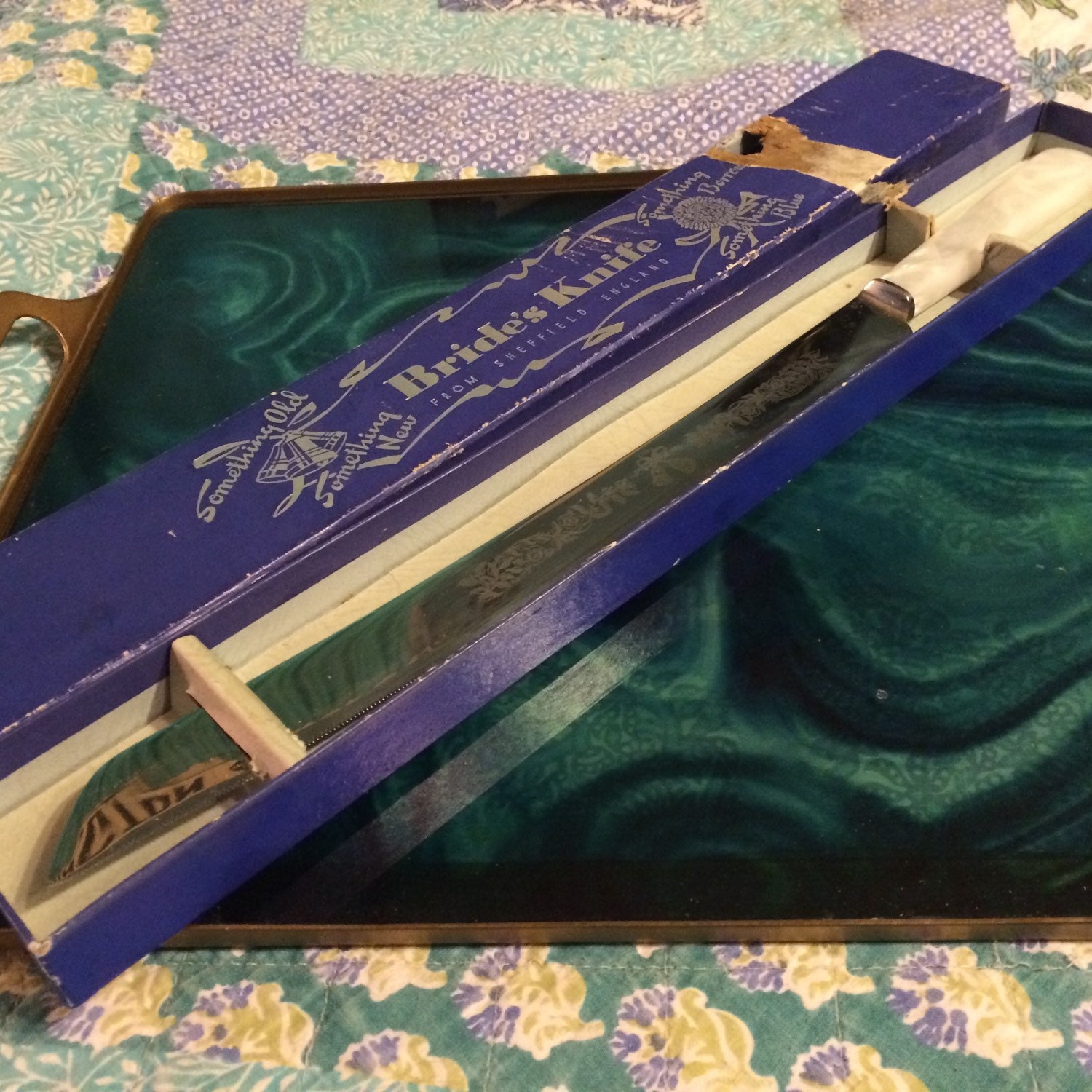 Vintage Wedding Cake Knife. Brides Knife. Vintage Wedding. Vintage