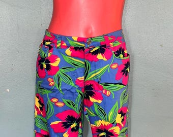 Vintage Woman’s Ralph Lauren Tropical Capri Pants, Size 8