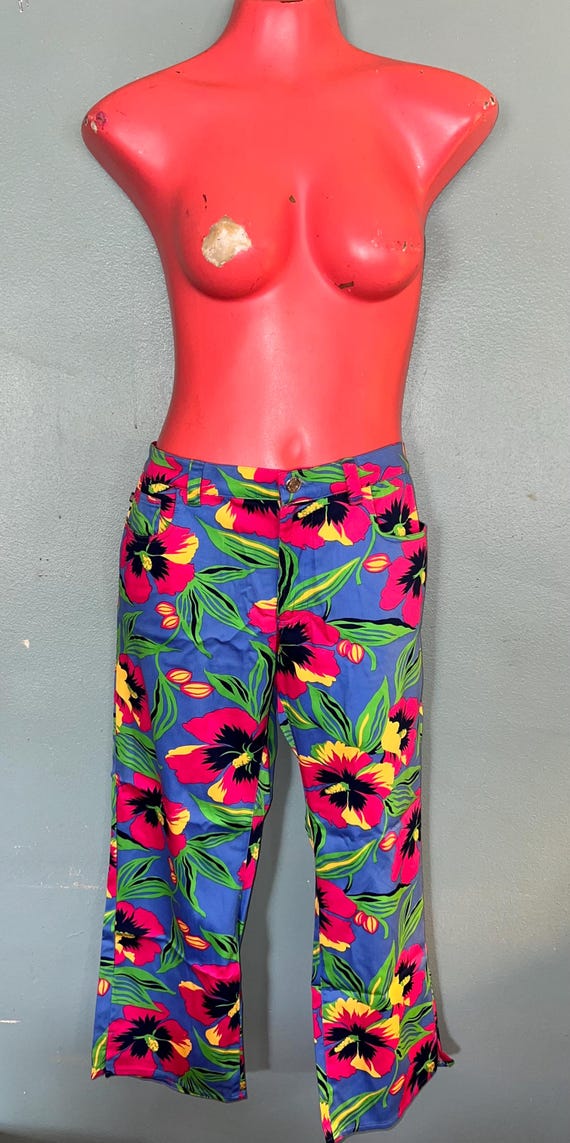 Vintage Woman’s Ralph Lauren Tropical Capri Pants, Size 8